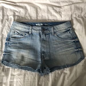 Denim shorts